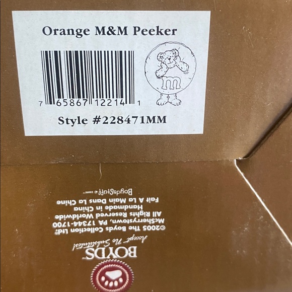 M&M's Orange Standing Peeker - Picture 4 of 4